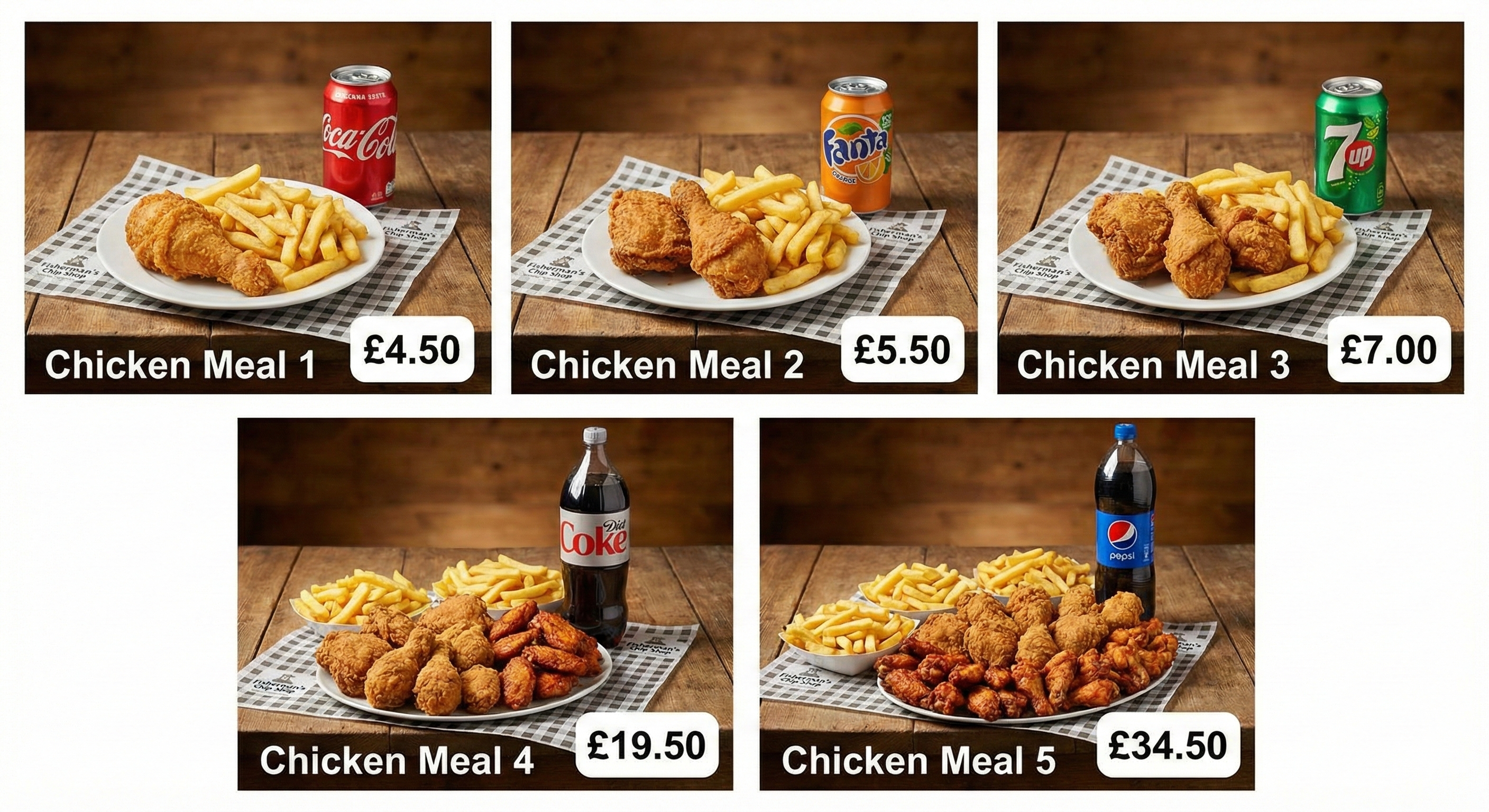 CHICKEN & CHIPS MEAL DEALS